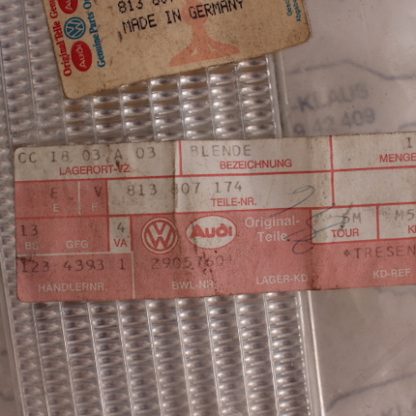 Audi 80/4000/B2 Blende Stoßstange 813807174 NEU – Bild 2
