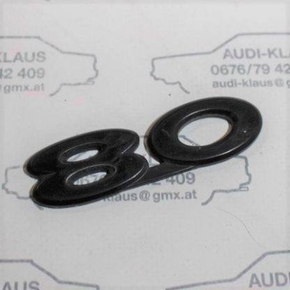Audi 80 Schriftzug "80" schwarz 8,7cm