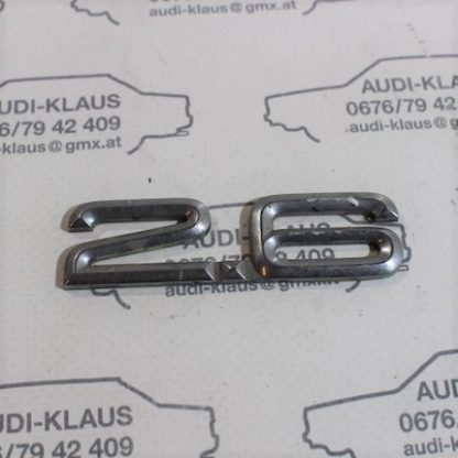 Audi Schriftzug "2,6" 8,7cm