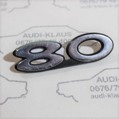 Audi 80/B1/B2 Chrom "80" Schriftzug 823853741A