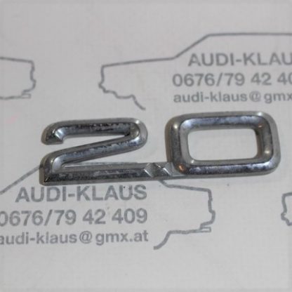 Audi Schriftzug "2,0" 7,2cm