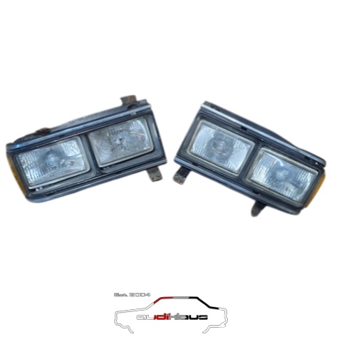 Audi 80/Coupé/Typ 81/85 VFL Doppelscheinwerfer Hella 124414-00/124412-00