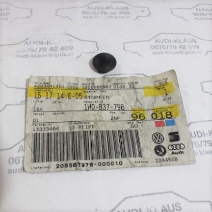 VW Golf/Cabrio/Vento/3 Stopfen Neu 1H0837798