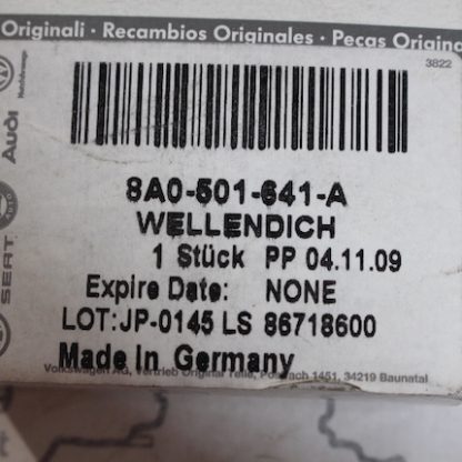 Audi 80/B3/B4/90/B2/B3/100/C1/C2 Wellendichtring Neu 8A0501641A – Bild 4