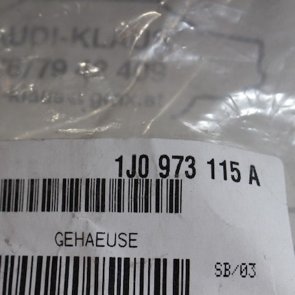 VW Golf 4/Bora Flachkontaktgehäuse Neu 1J0973115A – Bild 2