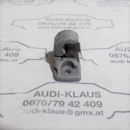 Audi 80/90/Typ 89 Sonnenblendenhalter grau 443857562A - Audi-Klaus