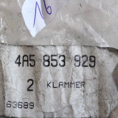 Audi 100/A6/S4/S6/C4 Klammer Neu 4A5853929 – Bild 2