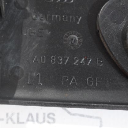 Audi 80/90/Typ 89 Sonnenblendenhalter grau 443857562A - Audi-Klaus