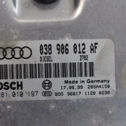 Audi A4/B5/A6/C5 Motorsteuergerät 038906012AF/0281010197 – Bild 2