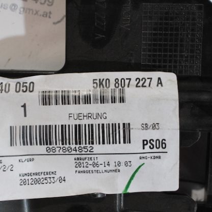 VW Golf 5 Halter Stoßstange vorne links Neu 5K0807227A – Bild 3