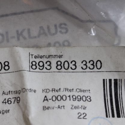 Audi 80/90/Cabrio/Coupé/B3 Halter Stoßstange rechts vorne Neu 893803330 – Bild 3
