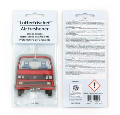 VW T3 BUS LUFTERFRISCHER - VANILLE/ROT NEU – Bild 2