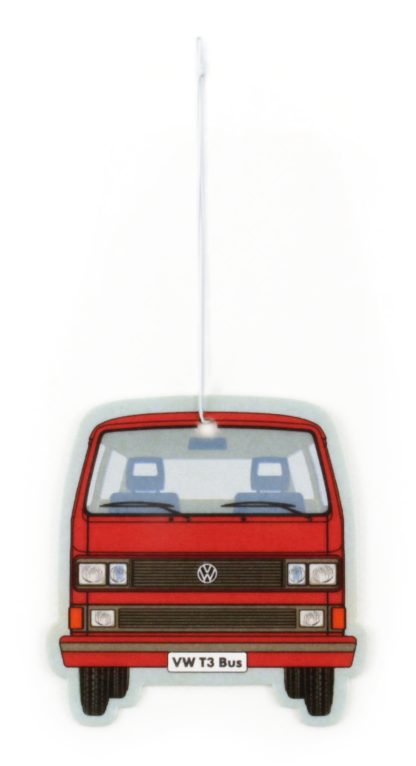 VW T3 BUS LUFTERFRISCHER - VANILLE/ROT NEU