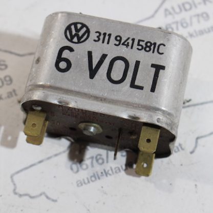 VW Käfer/Bus T1/Typ 3/Karman Chia Relais für Licht 6V Neu 311941581C – Bild 2