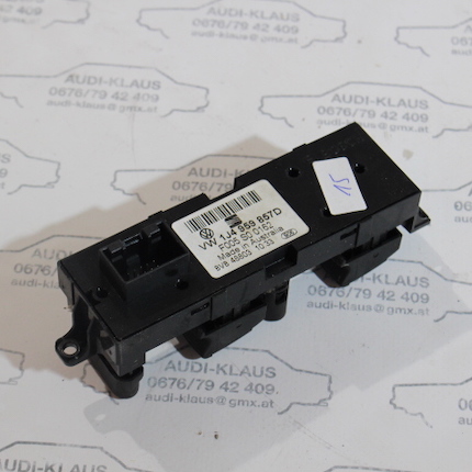 VW Golf 4/Bora/Passat/3B/3BG/Seat/Leon/1/2/Toledo 2/3 Schalter elektrische  Fensterheber links 1J4959857D