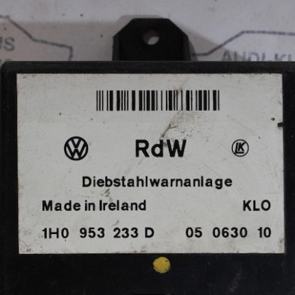 VW Golf/3/Cabrio/Vento Steuergerät Diebstahlschutz 1H0953233D – Bild 2