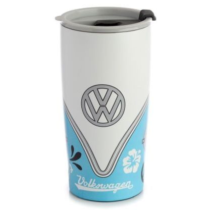 Volkswagen Edelstahl VW T1 Camper Surf Adventure Getränkebecher blau 300ml