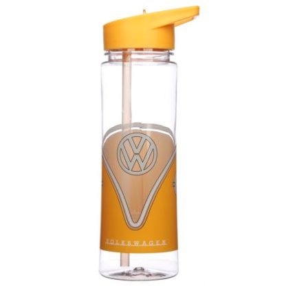 Volkswagen Bulli VW Bus T1 Orange Wasserflasche aus Kunststoff 550ml – Bild 4