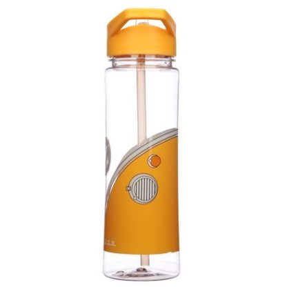 Volkswagen Bulli VW Bus T1 Orange Wasserflasche aus Kunststoff 550ml – Bild 3