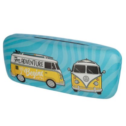 VW T1 BUS EMAILLE TASSE 2ER SET 350ml IN GESCHENKBOX - LEGENDARY/RED & BLAU  - Audi-Klaus