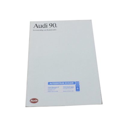 Audi 90/B3/Typ 89 Verkaufsprospekt und Preisliste