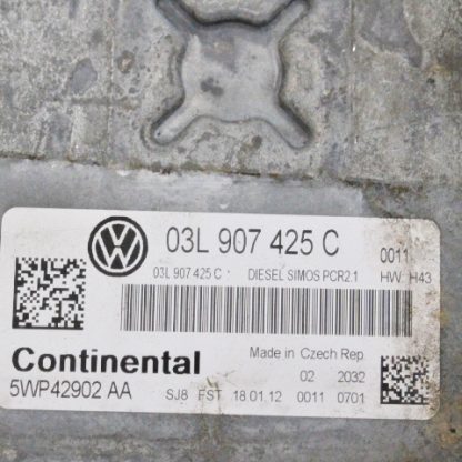 Vw Caddy/3/Golf/6/Passat/B7 Motorsteuergerät 03L907425C – Bild 3