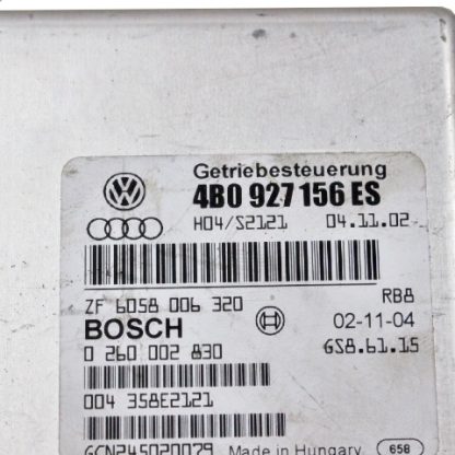 Audi A6/C5 Getriebesteuergerät 4B0927156ES – Bild 2