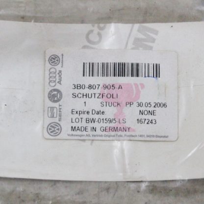 Vw Passat/3B/3BG Schutzfolie Radlauf links hinten NOS 3B0807905A – Bild 2