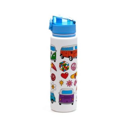 Volkswagen VW T1 Camper Bus Retro Pop Top 600ml Bruchsichere Wasserflasche – Bild 9