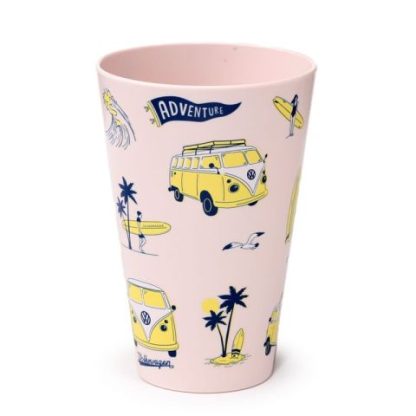 Volkswagen VW T1 Bulli Explore 4er Set Picknickbecher RPET 450ml – Bild 7