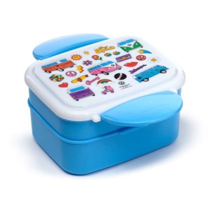 Volkswagen VW T1 Camper Bus Retro Stapelbare Bento Lunch Clip-Box & Besteck – Bild 2