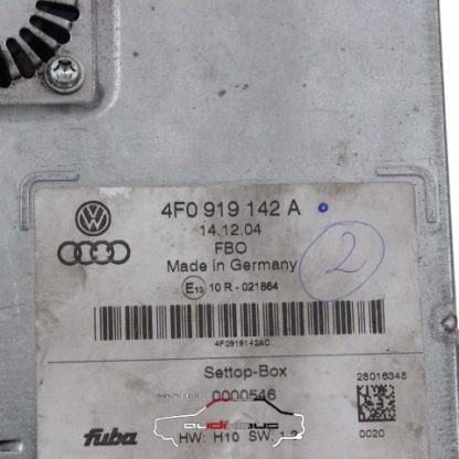 Audi A8/S8/D3/4E/A6/S6/C6/4F Steuergerät TV Tuner 4F0919142A – Bild 2