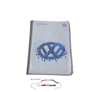 Vw Golf/3 Leere Hülle für Betriebsanleitung / Serviceplan etc.