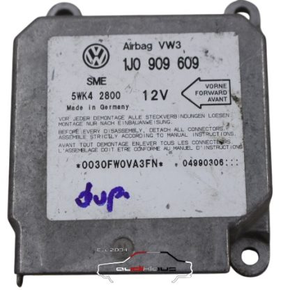 Vw Bora/Golf/4 Airbagsteuergerät 1J0909609 – Bild 2