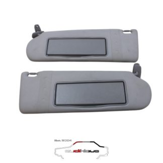 Audi 100/A6/C4 Sonneblenden-Set mit Beleuchtung grau 4A0/4A1/4A2857551/552B