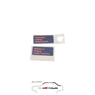 Vw Kennschild Airbag NOS 1H0010076E