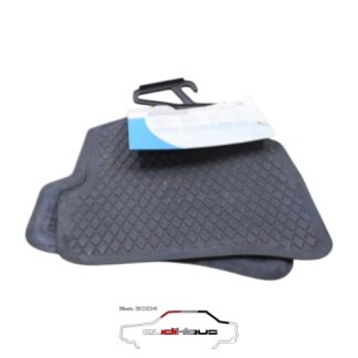 Vw Polo/6R Gummimatten links/rechts hinten schwarz NOS 6R0061511 041