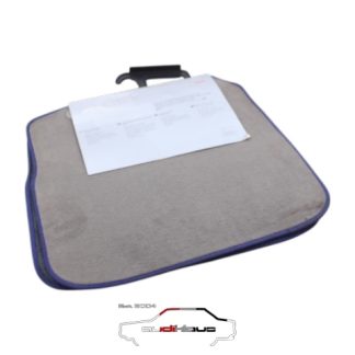 Audi A3/8L Fußmatten Stoff links/rechts hinten grau NOS 8L0061226EC EXR