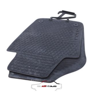 Vw Polo/6R Gummimatten links/rechts vorne schwarz NOS 6R0061501 041