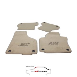Vw Golf/5 Fußmatten-Set Stoff "ABT" Sportsline beige NOS 1K0700115BE