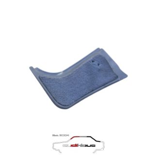 Audi 80/Coupé/Typ 81 VFL Fußraumverkleidung links hellblau Stoff 811867271