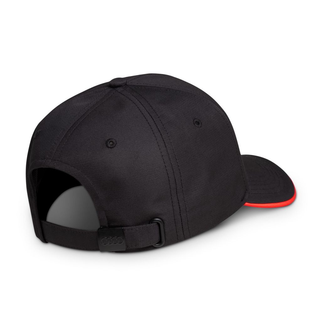 Original Audi Sport Basecap Baseballkappe Cap Kappe Mütze schwarz/rot – Bild 3