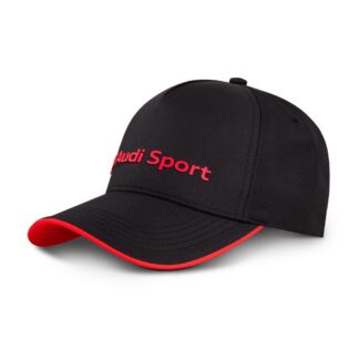 Original Audi Sport Basecap Baseballkappe Cap Kappe Mütze schwarz/rot