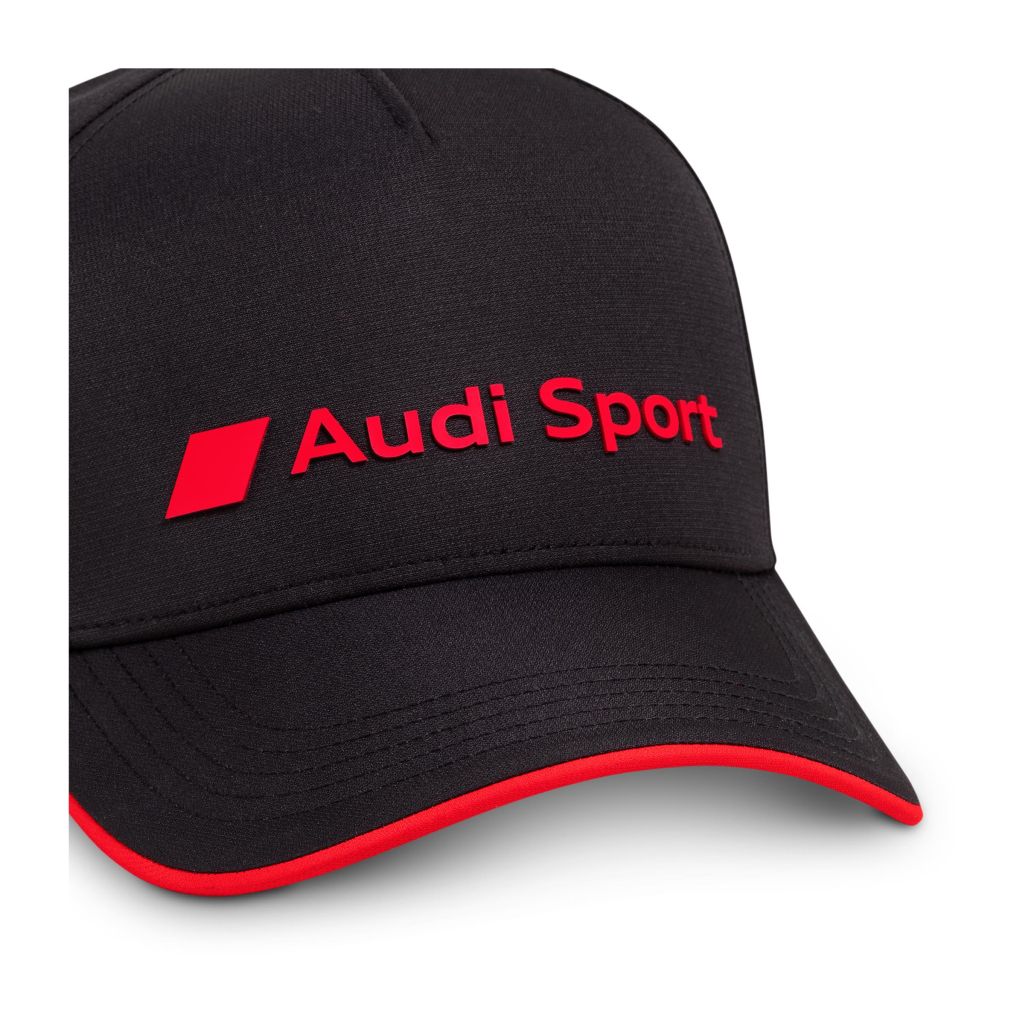 Original Audi Sport Basecap Baseballkappe Cap Kappe Mütze schwarz/rot – Bild 2