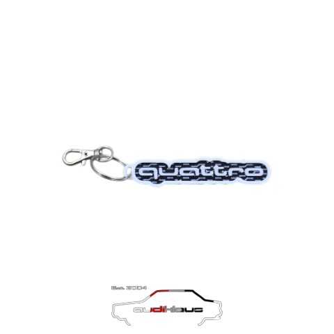 Audi Quattro Schlüsselanhänger NEU Nachfertigung