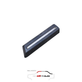 Audi 200/Typ 43/C2 Kotflügel Zierleiste schwarz/chrom rechts 437853974