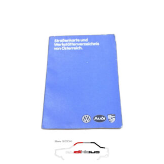 Audi/Vw Straßenkarte und Werkstättenverzeichnis Österreich