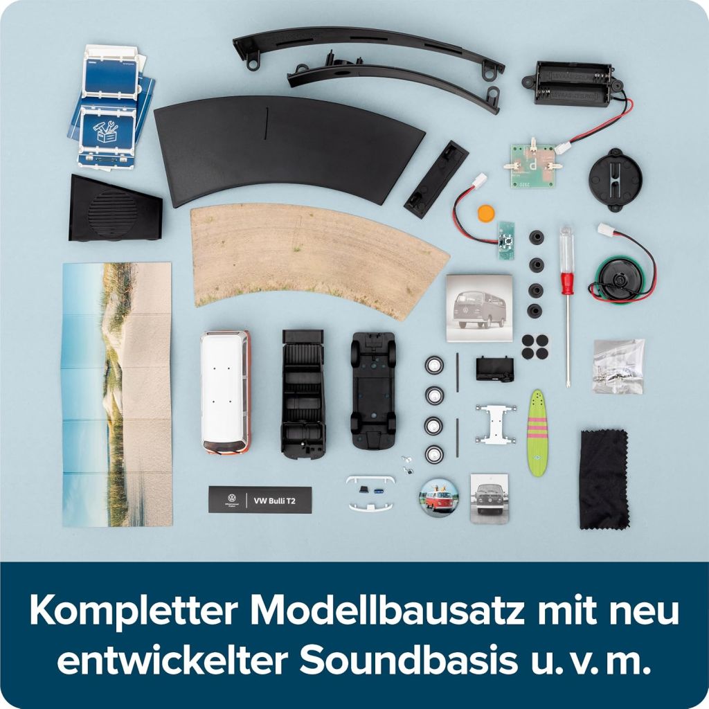 Adventskalender VW Bulli, Modellbausatz mit Soundmodul: VW Bulli Advent Calendar – Bild 6