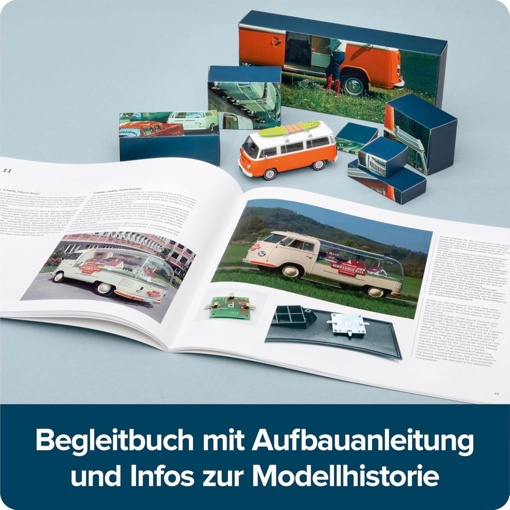 Adventskalender VW Bulli, Modellbausatz mit Soundmodul: VW Bulli Advent Calendar – Bild 5